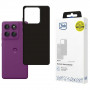 3MK Matt Case kaitsekott Motorola Edge 60 Pro jaoks, mattmust