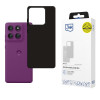 3MK Matt Case kaitsekott Motorola Edge 60 Pro jaoks, mattmust