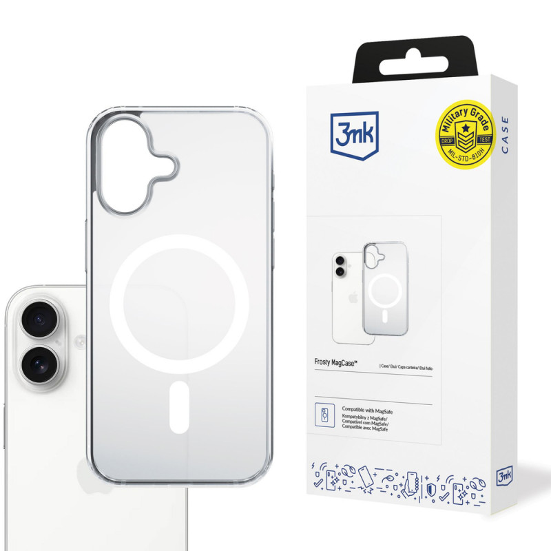 3MK Frosty MagCase Apple iPhone 17 jaoks, valge