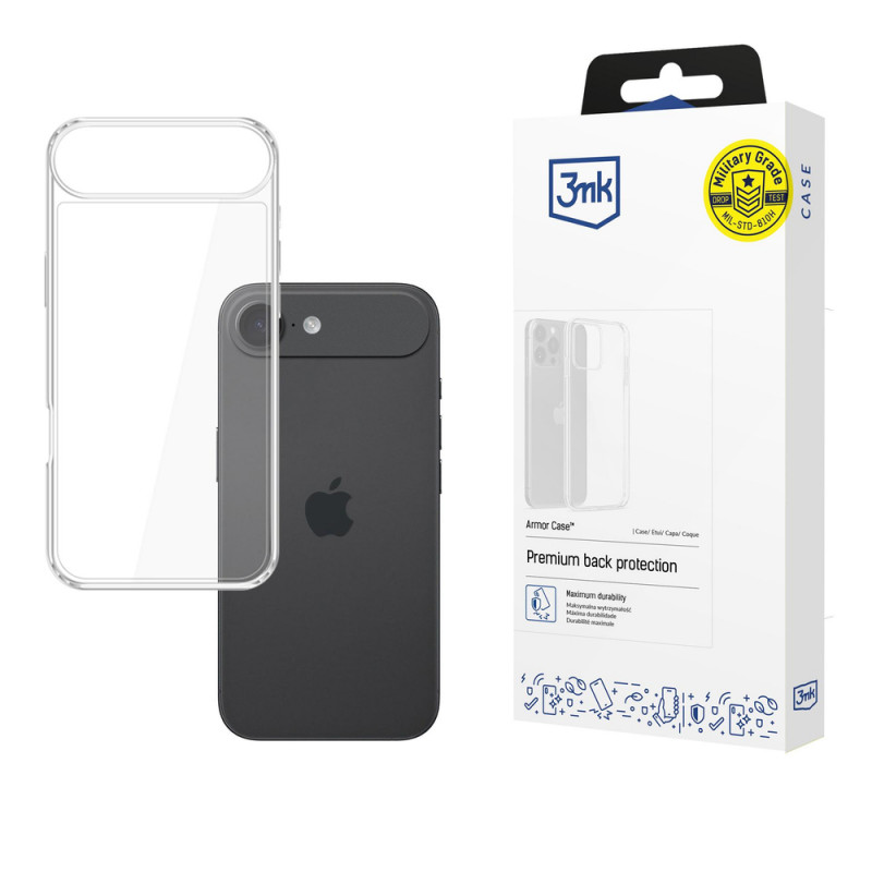 3MK Armor Case Apple iPhone Air jaoks, läbipaistev