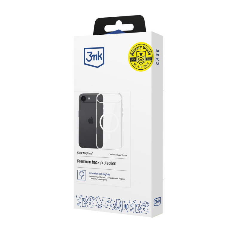 3MK Clear MagCase Apple iPhone Air jaoks, läbipaistev
