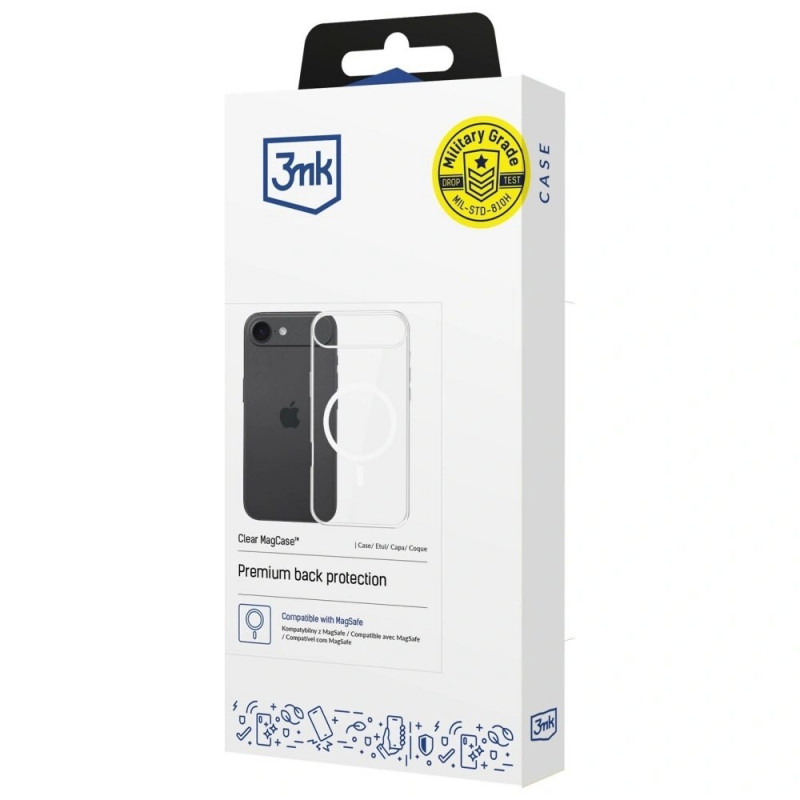 3MK Clear MagCase Apple iPhone Air jaoks, läbipaistev