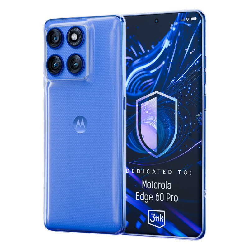 3MK Clear Case Motorola Edge 60 Pro jaoks, läbipaistev