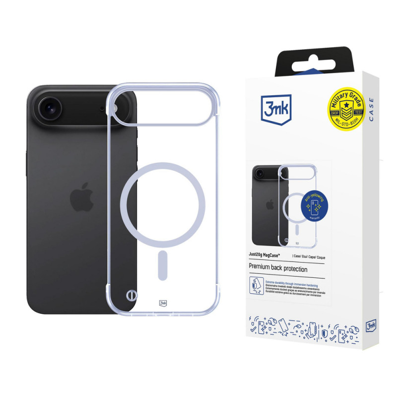3MK Just20g MagCase ümbris Apple iPhone Airile, läbipaistev