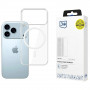 3MK Clear MagCase ümbris Apple iPhone 17 Pro jaoks, läbipaistev