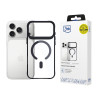 3MK Satin Armor MagCase ümbris Apple iPhone 17 Pro jaoks, läbipaistev must