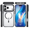 3MK Satin Armor MagCase ümbris Apple iPhone 17 Pro jaoks, läbipaistev must