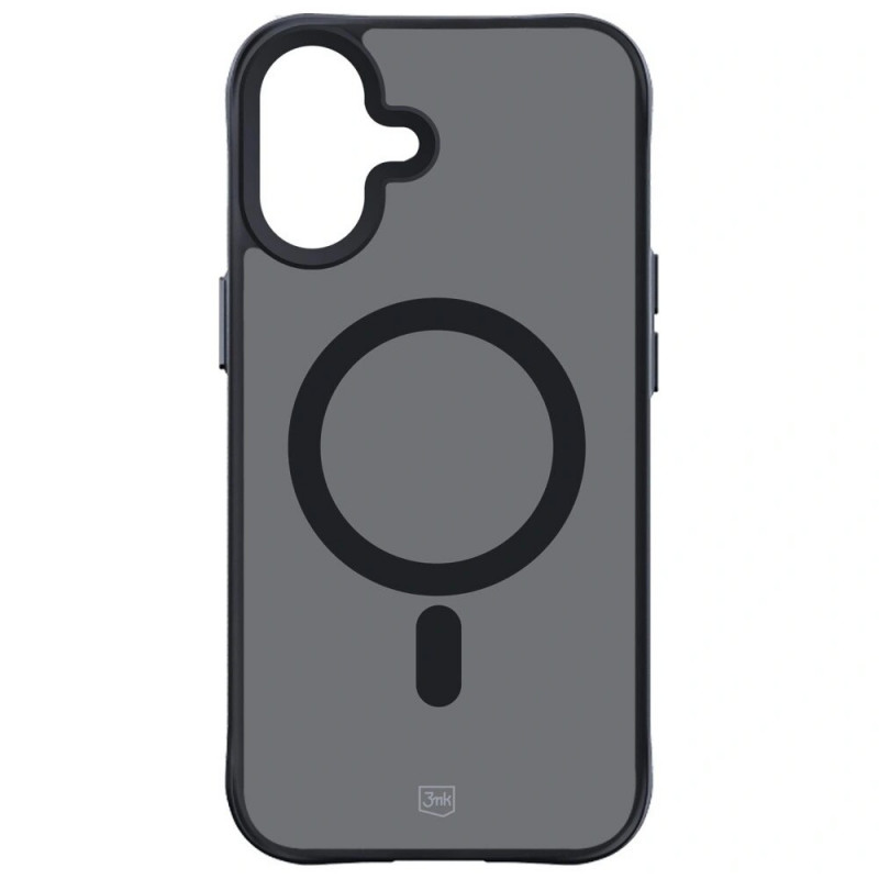 3MK Smoke Matt MagCase ümbris Apple iPhone 17 jaoks, must