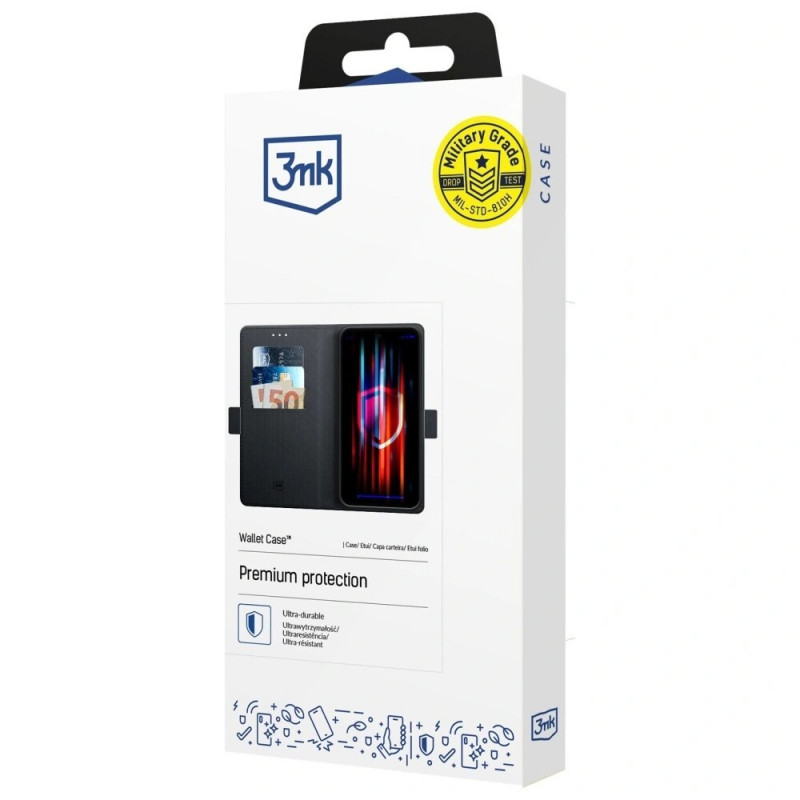 3MK Wallet Case Apple iPhone 17 Pro Max jaoks, must