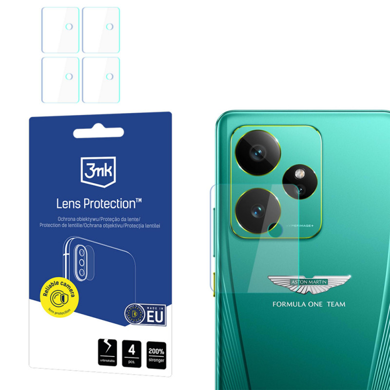 3MK Lens Protection Realme GT 7 kaamera objektiivi kaitseklaas (4 tk)