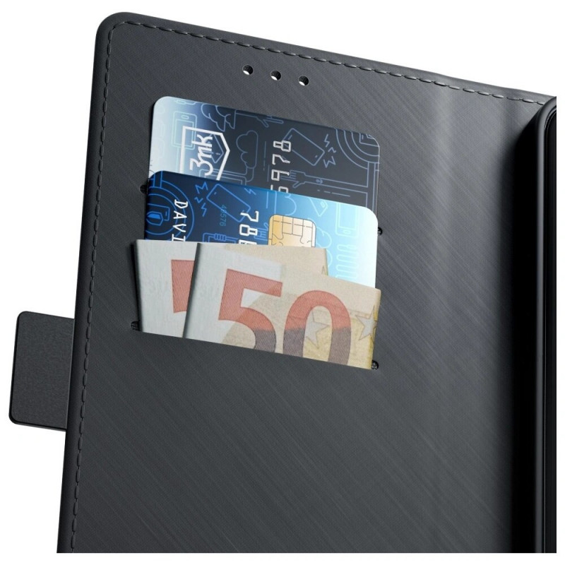 3MK Wallet Case Samsung Galaxy S25 FE jaoks, must