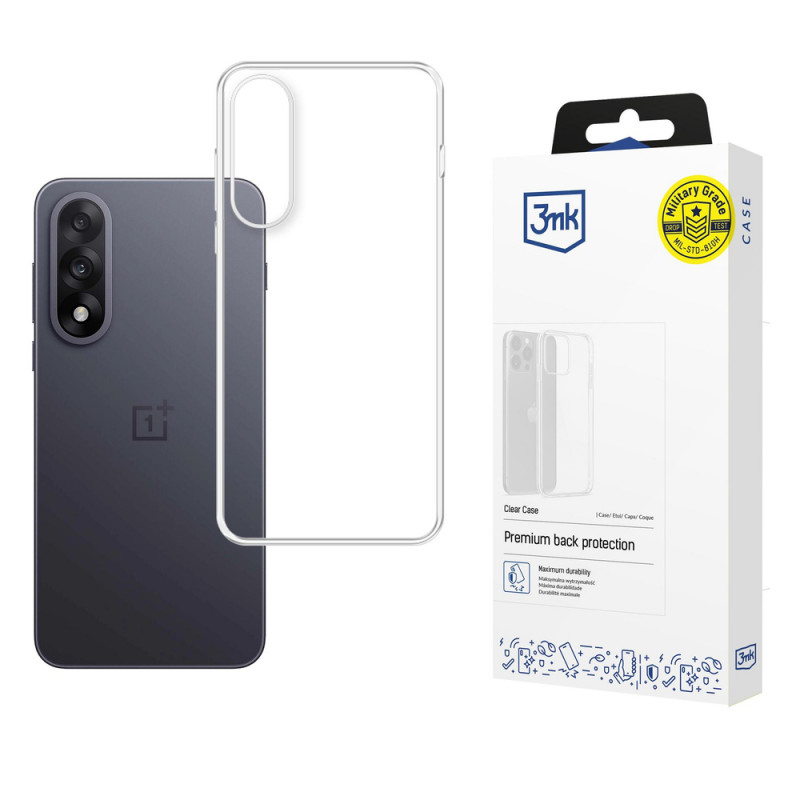 3MK Clear Case OnePlus Nord 5 jaoks, läbipaistev