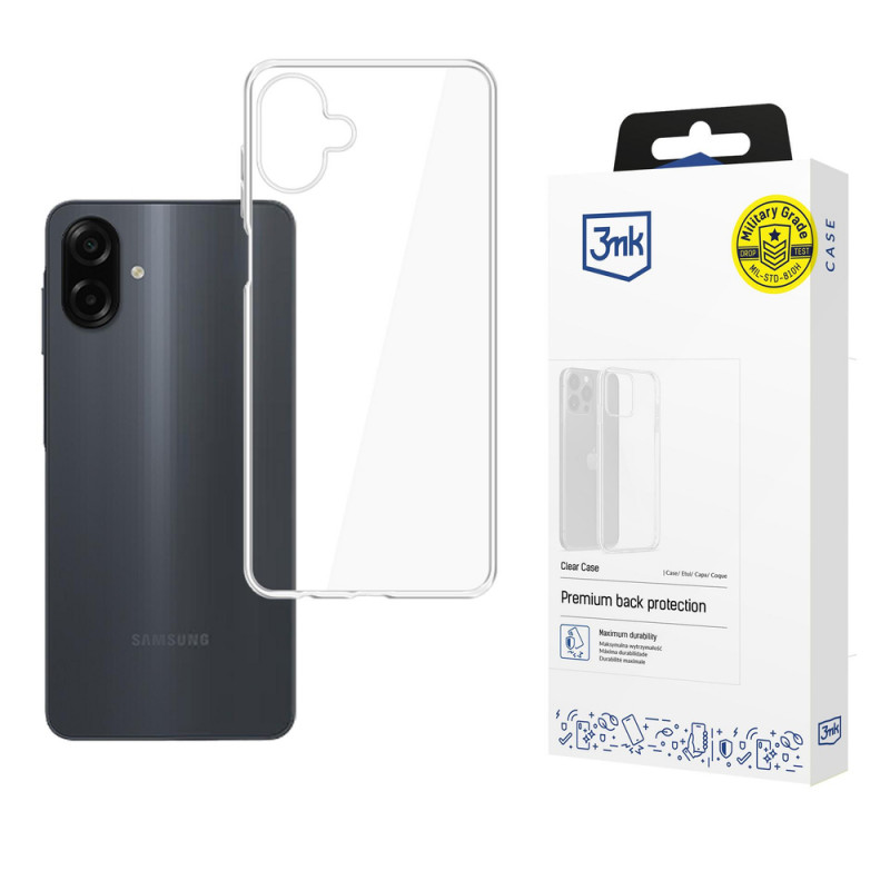 3MK Clear Case ümbris Samsung Galaxy A07 4G jaoks, läbipaistev