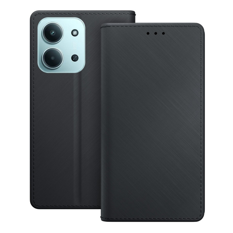 3MK Wallet Case kaaned Redmi 15C 4G / 5G (171 mm) / Poco C85 4G jaoks, must