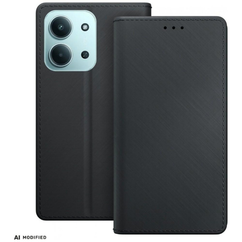 3MK Wallet Case kaaned Redmi 15C 4G / 5G (171 mm) / Poco C85 4G jaoks, must