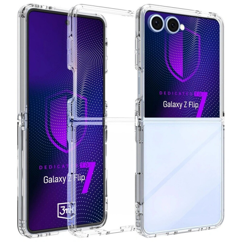 3MK Armor Case ümbris Samsung Galaxy Z Flip7 jaoks, läbipaistev