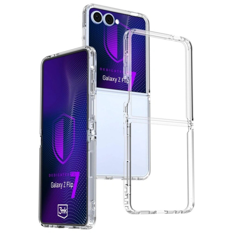 3MK Armor Case ümbris Samsung Galaxy Z Flip7 jaoks, läbipaistev