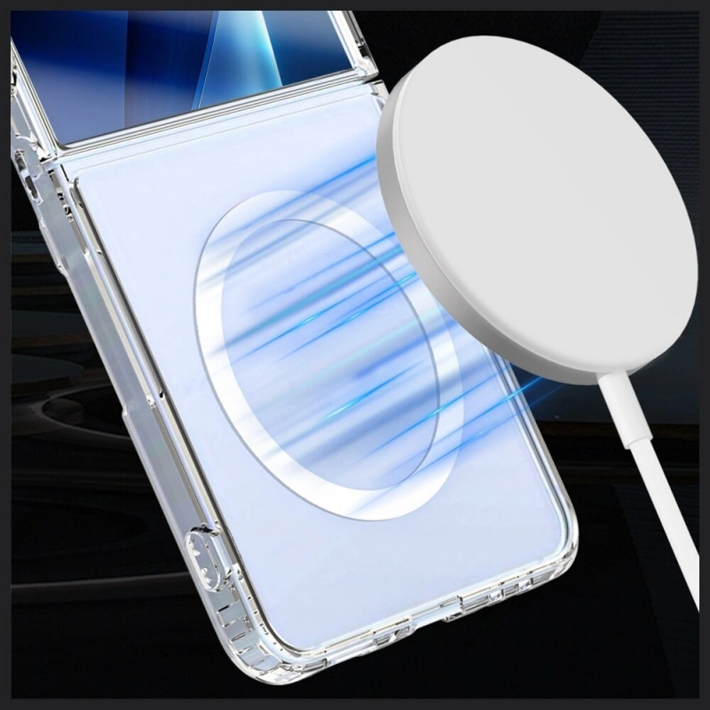 3MK Armor MagCase kaitseümbris Samsung Galaxy Z Flip7 jaoks, läbipaistev
