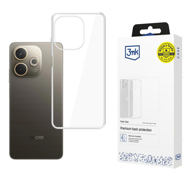 3MK Clear Case ümbris Oppo A5 Pro 5G jaoks, läbipaistev