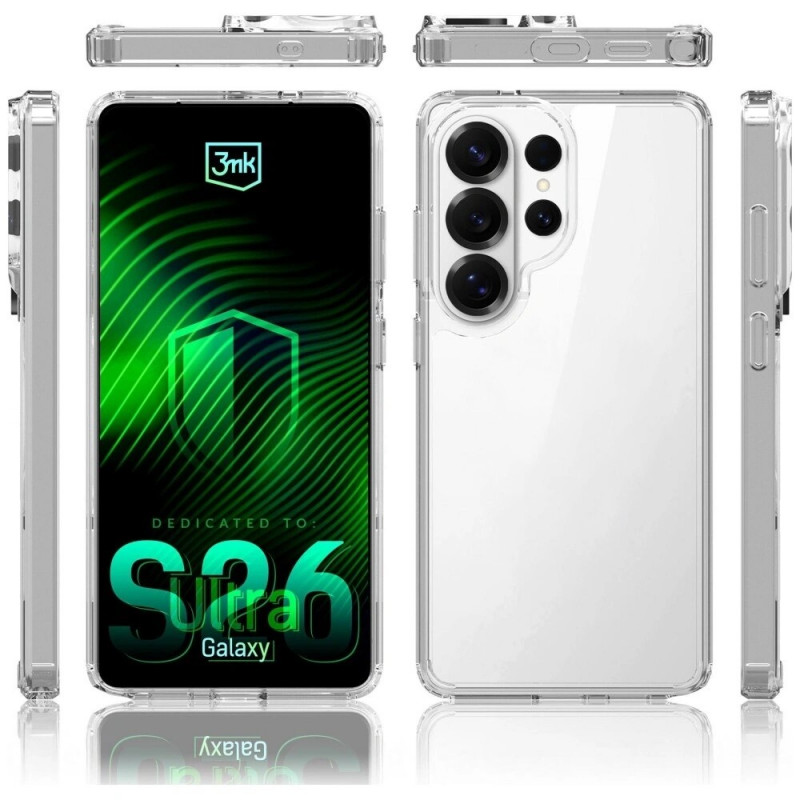 3MK Armor Case ümbris Samsung Galaxy S26 Ultra jaoks, läbipaistev