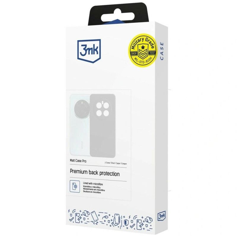3mk Matt Case Pro Samsung Galaxy S26 Ultra kaitsekate, must