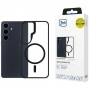 3mk Satin Armor MagCase Samsung Galaxy S26 kaitsekate, läbipaistev must