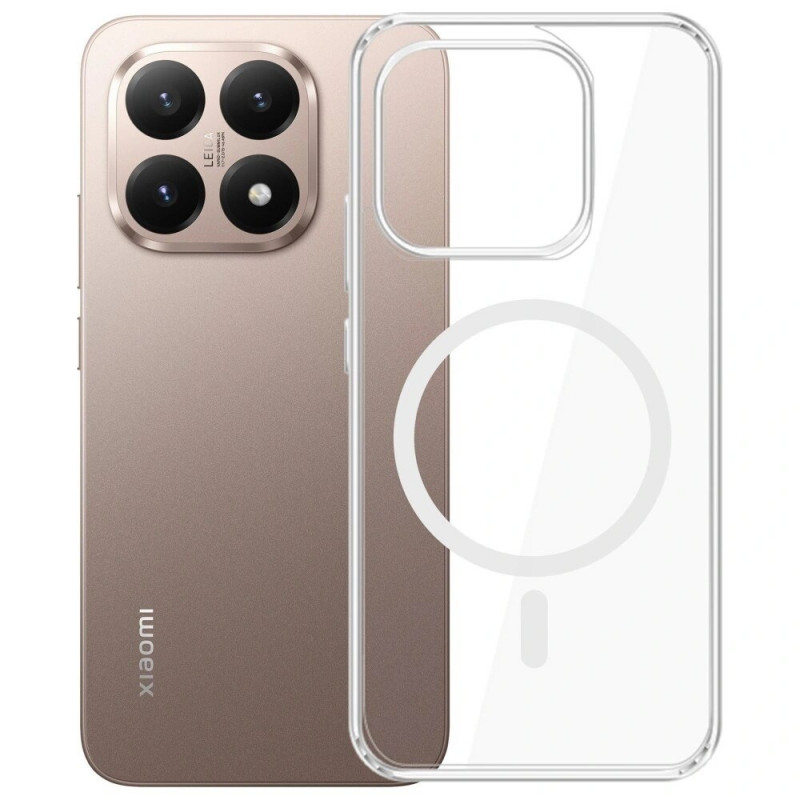 3MK Armor MagCase Xiaomi 15T 5G nutitelefoni ümbris, läbipaistev