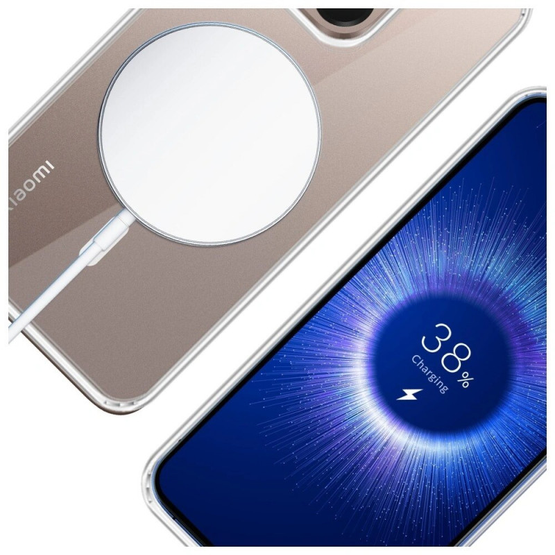 3MK Armor MagCase Xiaomi 15T 5G nutitelefoni ümbris, läbipaistev