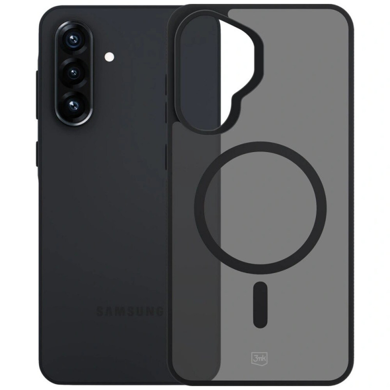 3MK Smoke MagCase Samsung Galaxy A37 nutitelefoni ümbris, suitsumust
