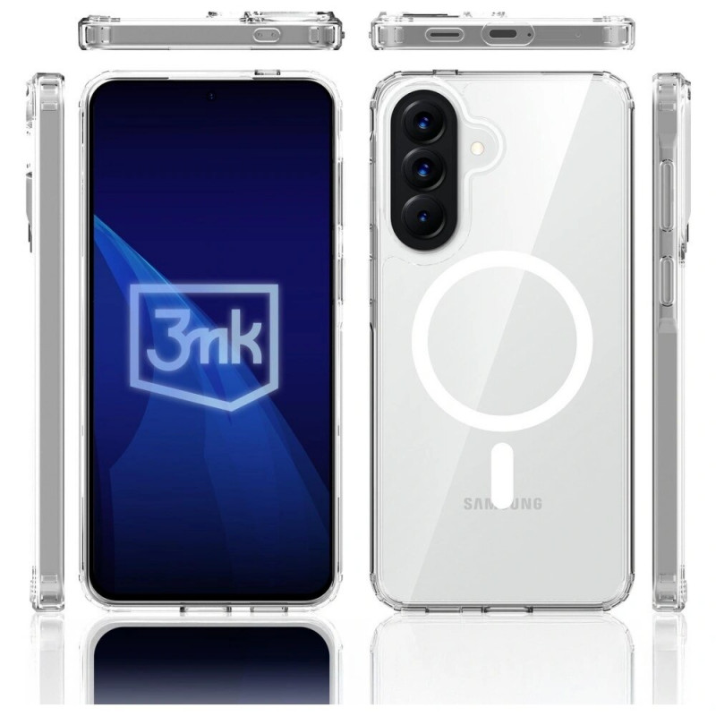 3MK Armor MagCase Samsung Galaxy A57 nutitelefoni ümbris, läbipaistev