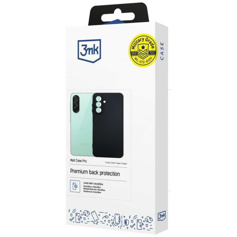 3MK Matt Case Pro Samsung Galaxy A27 5G nutitelefoni ümbris, must