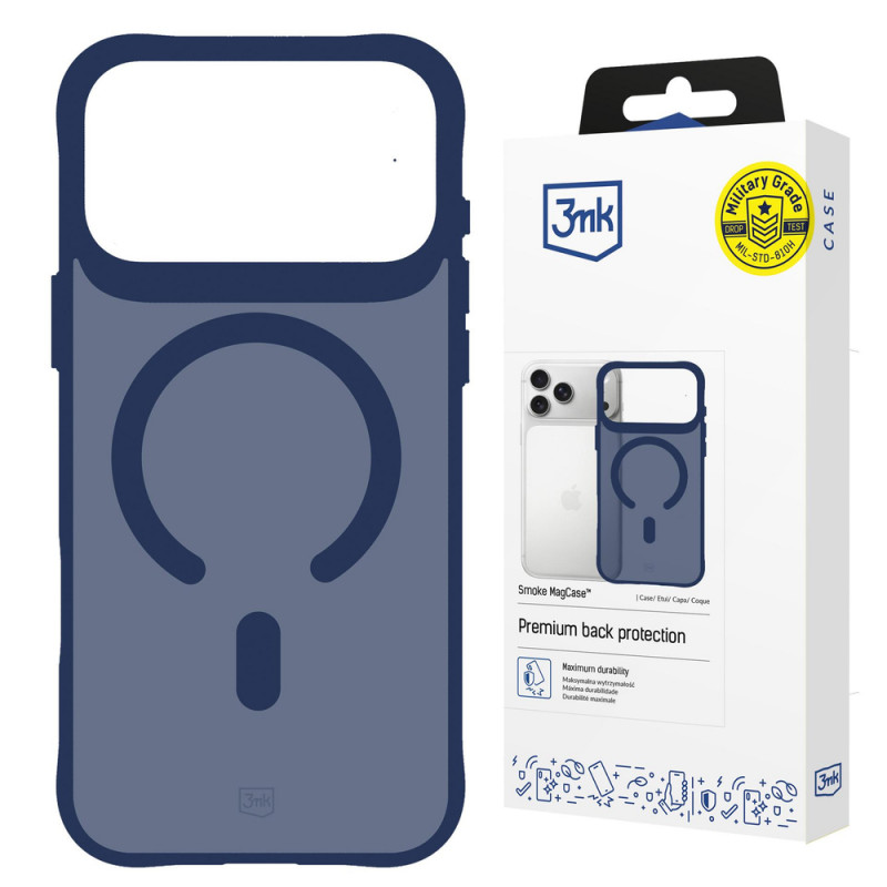 3MK Smoke MagCase Apple iPhone 17 Pro jaoks, sinine