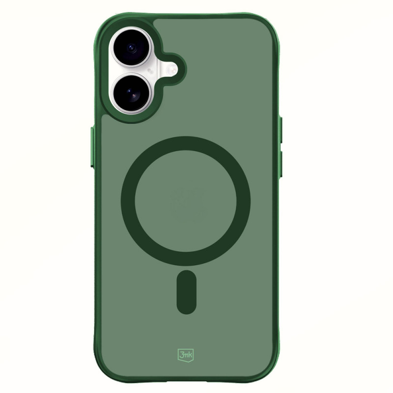3MK Smoke MagCase Apple iPhone 16 jaoks, roheline