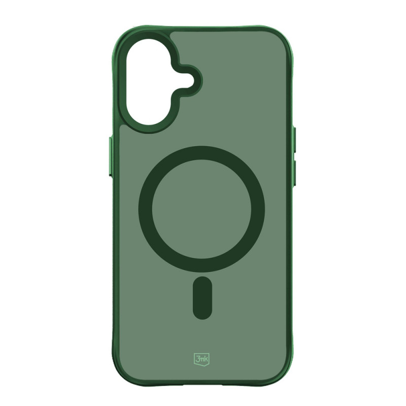 3MK Smoke MagCase Apple iPhone 16 jaoks, roheline