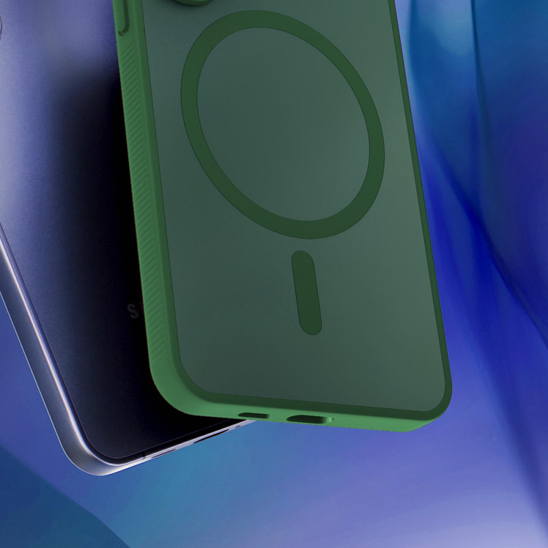 3MK Smoke MagCase Apple iPhone 16 jaoks, roheline