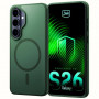 3MK Smoke MagCase Samsung Galaxy S26+ jaoks, roheline