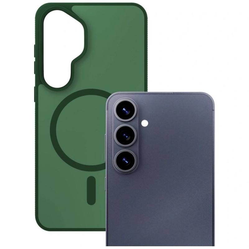 3MK Smoke MagCase Samsung Galaxy S26+ jaoks, roheline