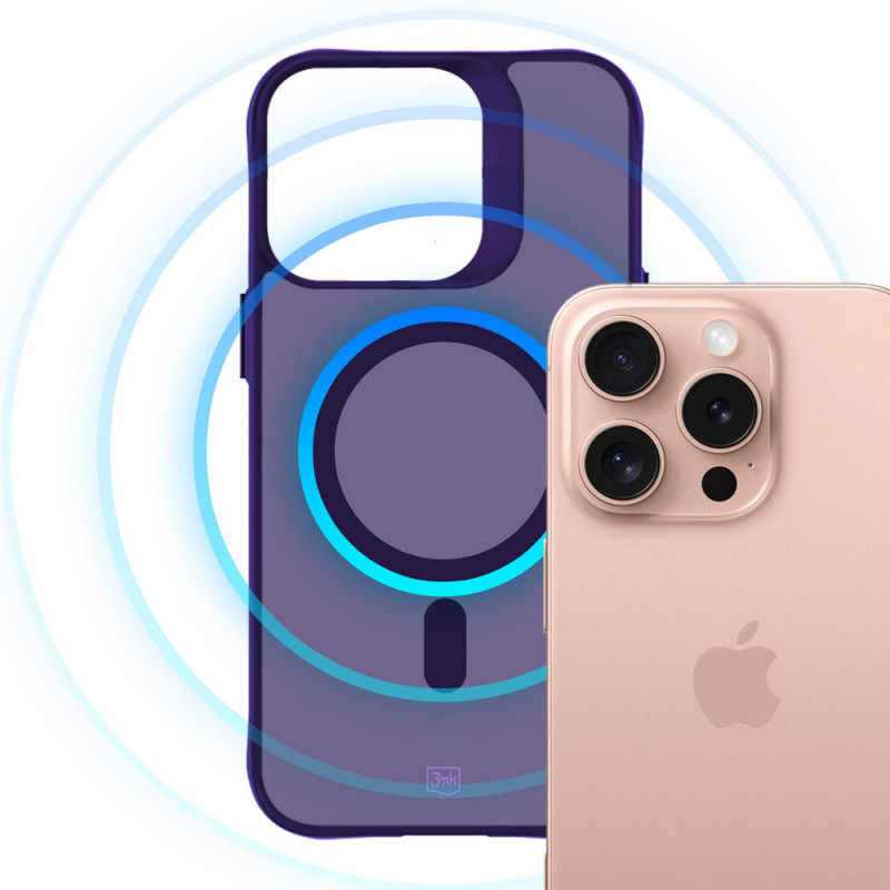 3MK Smoke MagCase Apple iPhone 16 Pro Max jaoks, lilla