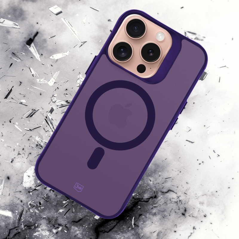 3MK Smoke MagCase Apple iPhone 16 Pro Max jaoks, lilla