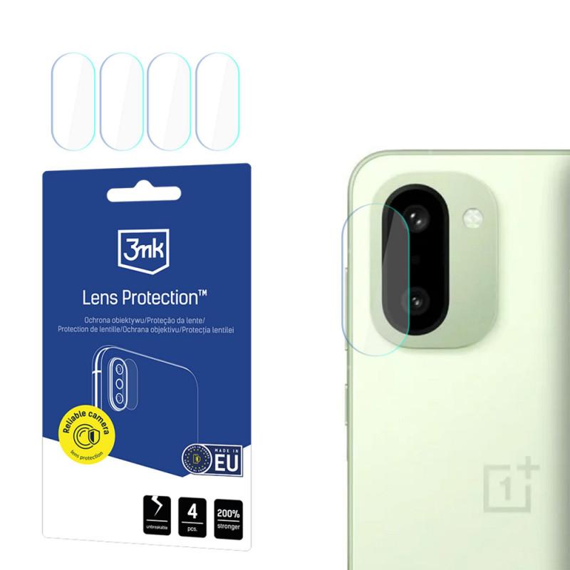 3MK Lens Protection OnePlus 15R kaamera objektiivi kaitseklaas (4 tk)