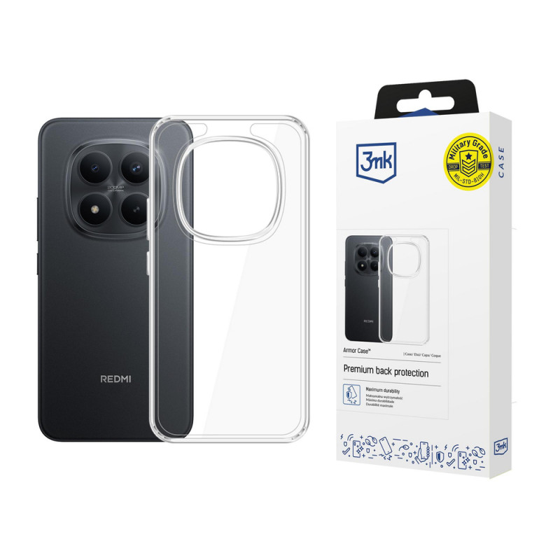 3MK Armor Case Xiaomi Redmi Note 15 Pro 4G nutitelefoni ümbris, läbipaistev