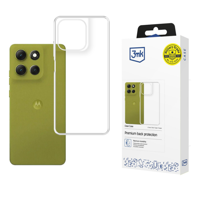 3MK Clear Case Motorola Moto G86 / G86 Power jaoks, läbipaistev