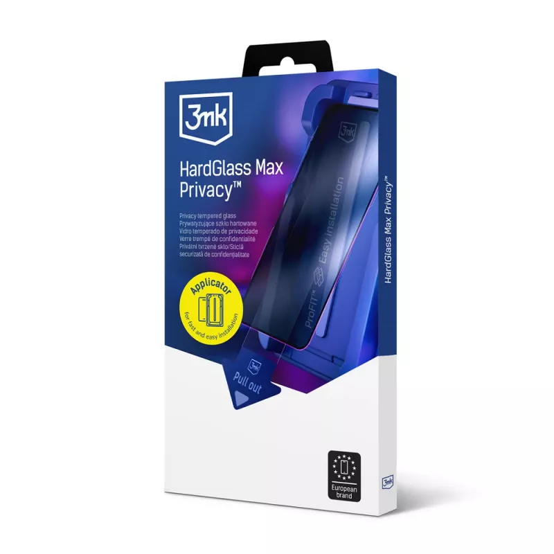 3MK HardGlass Max Privacy Apple iPhone 16 Pro Max karastatud klaasist privaatsusekaitsekile, must