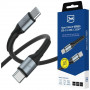3MK Hyper Cable N-SERIES USB-C - USB-C kaabel, 1,5 m, 100 W, must