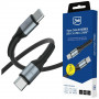 3MK Hyper Cable N-SERIES USB-C - USB-C kaabel, 1 m, 240 W, must