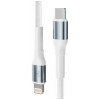 3MK Hyper Cable N-SERIES USB-C - Lightning kaabel, 1 m, 27 W, valge
