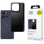 3MK Matt Case kaitsekate Motorola Moto G86 Power jaoks, must
