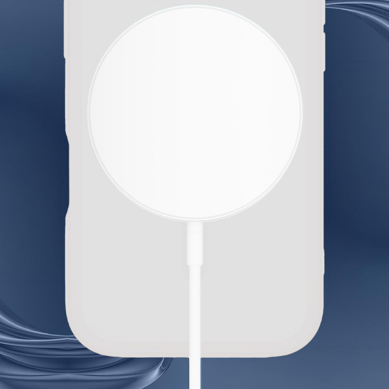 3MK Misty MagCase Apple iPhone 17 nutitelefoni ümbris, MagSafe-iga ühilduv, valge