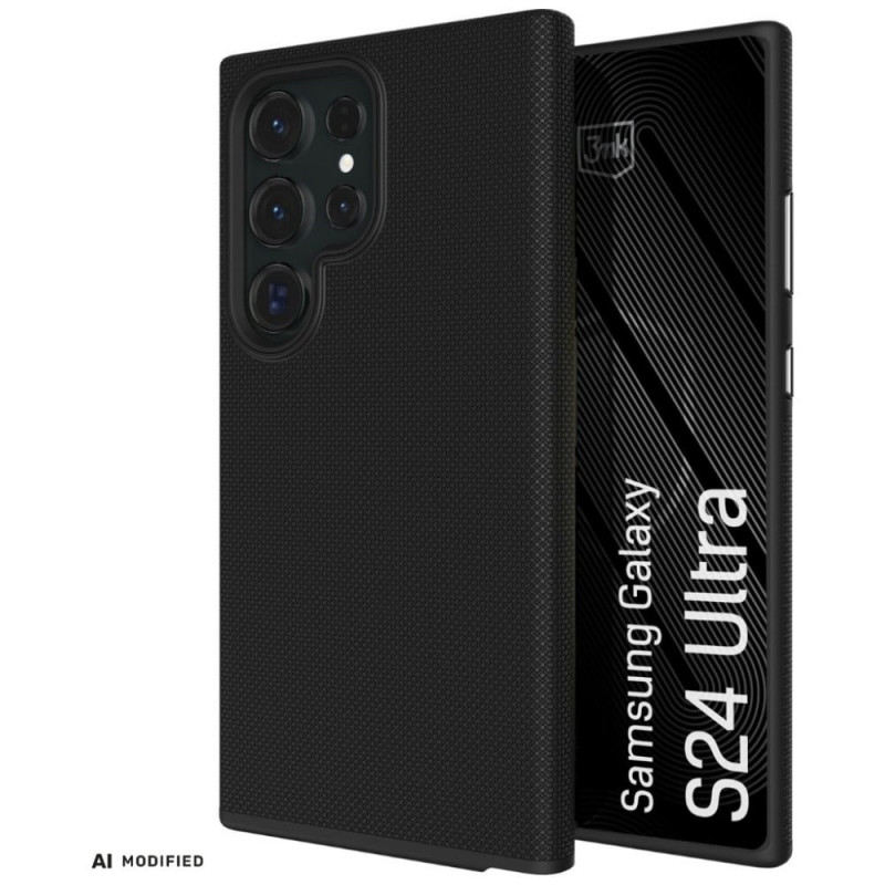 3MK Fortis MagCase Samsung Galaxy S24 Ultra ümbris, must