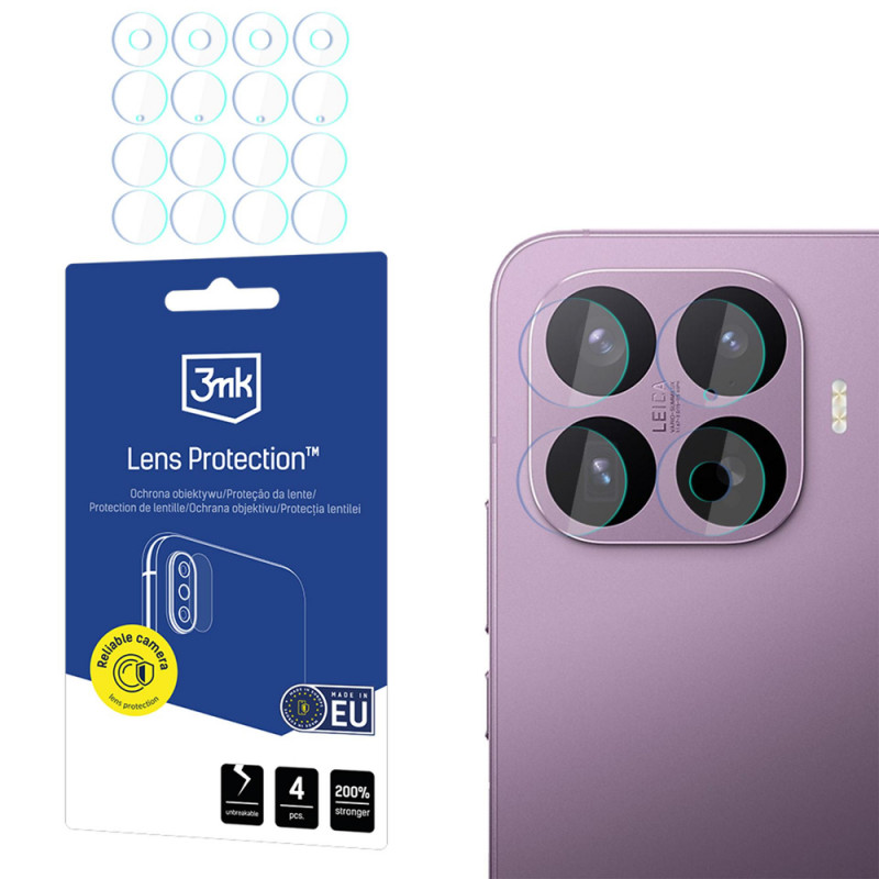 3MK Lens Protection Xiaomi 17T Pro hübriidkaamera objektiivi kaitseklaas (4 tk)